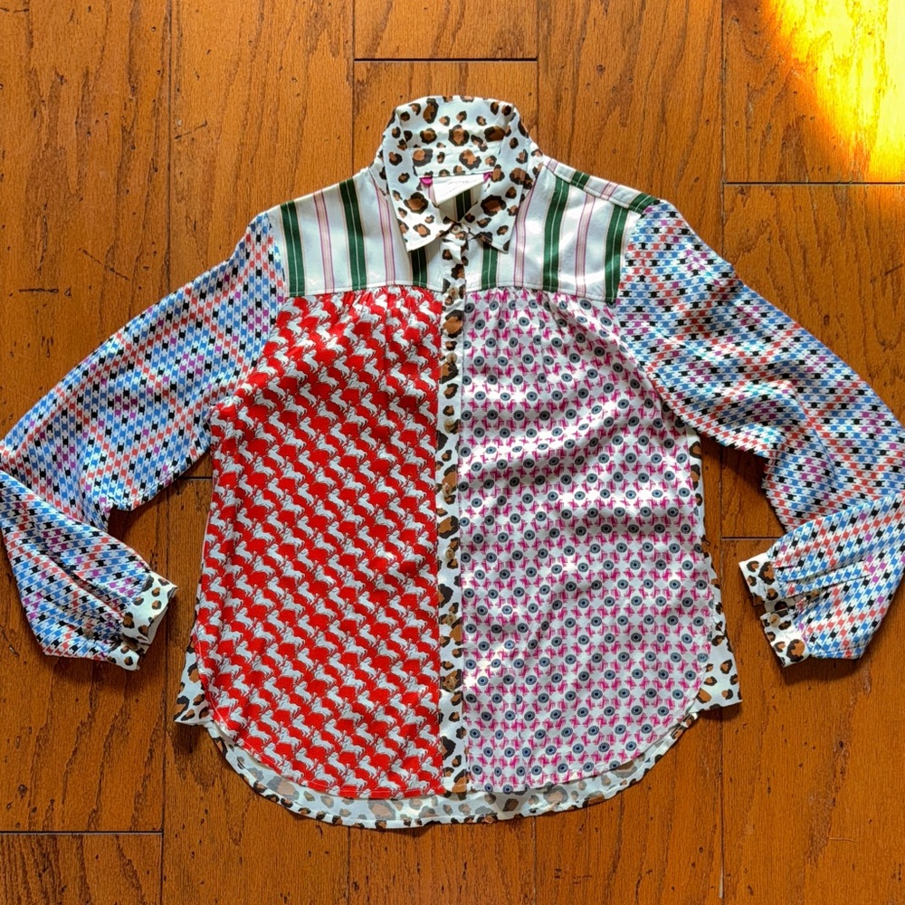I mean...soo cute! XS blouse from Anthro!!